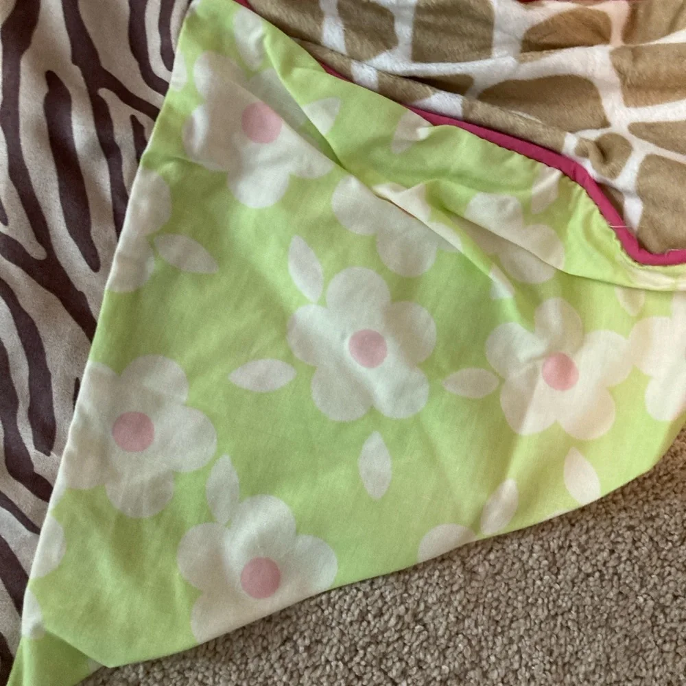 Child chair slipcover. Never used. Carters. Jungle theme. Super soft.